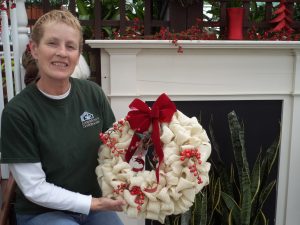 Shellie Burlap Wreath